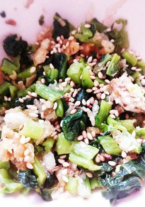 ごはんのお供に御殿場とう菜 (水掛け菜)-レシピのメイン写真