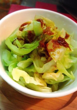 茹でキャベツの生姜醤油和え ♪-レシピのメイン写真