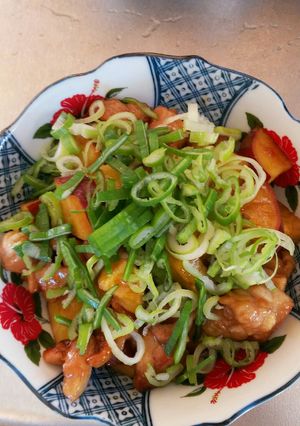 鶏肉とさつま芋炒め-レシピのメイン写真