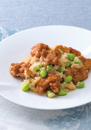 やわらか若鶏から揚げの枝豆おろし和え-レシピのメイン写真
