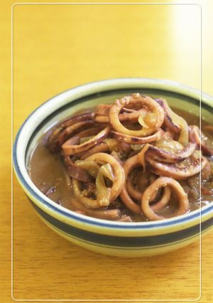 ご飯に合う★イカの味噌バター煮込み-レシピのメイン写真
