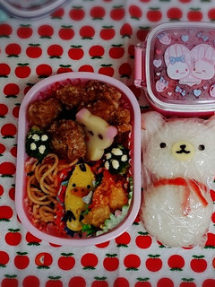 簡単♪コリラックマ☆雪だるま☆キャラ弁-レシピのメイン写真
