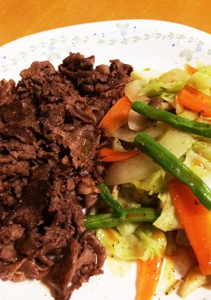 簡単☆牛肉と野菜の鉄板焼き風-レシピのメイン写真