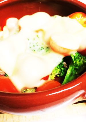 ブロッコリーのアンチョビオイルチーズ焼き-レシピのメイン写真