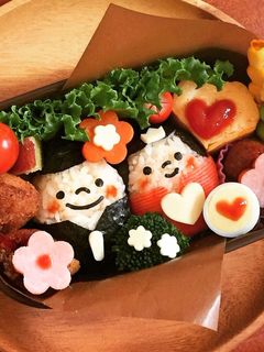 簡単♡可愛い♡ひな祭り弁当♡キャラ弁☆-レシピのメイン写真