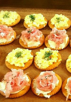 パーティーにおすすめ☆簡単カナッペ２種♪-レシピのメイン写真