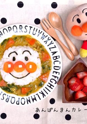 あんぱんまんカレー-レシピのメイン写真