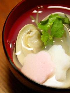 簡単♡かわいい♡蛤のお吸い物-レシピのメイン写真