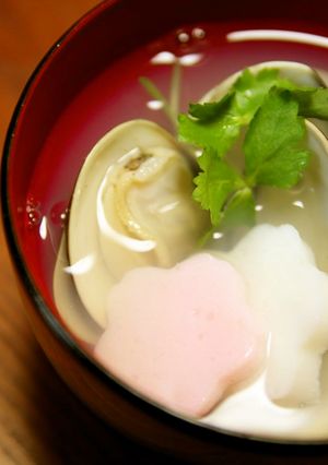 簡単♡かわいい♡蛤のお吸い物-レシピのメイン写真