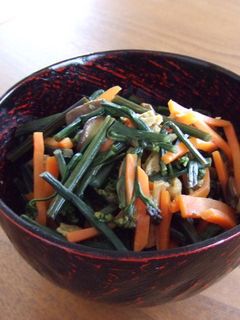 わらびの炒め煮-レシピのメイン写真