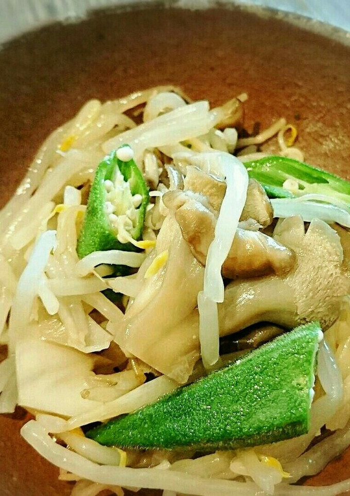 モヤシとオクラと舞茸のナムル-レシピのメイン写真
