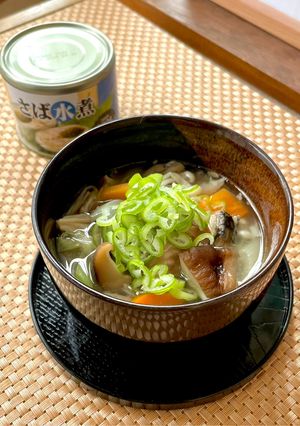 サバ缶で作る…簡単あら汁♡-レシピのメイン写真