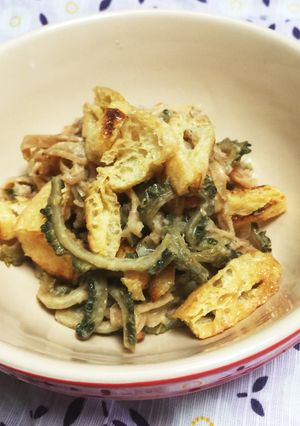 切り干し大根と乾燥ゴーヤの胡麻酢和え-レシピのメイン写真