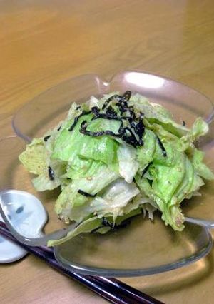 レタスの塩昆布ゴマサラダ★-レシピのメイン写真