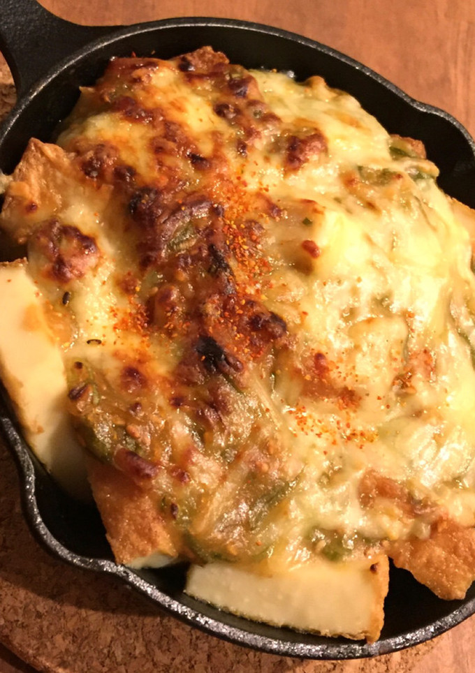 簡単！厚揚げのねぎ味噌チーズ焼き-レシピのメイン写真