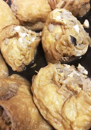 豚ひき肉の巾着煮-レシピのメイン写真