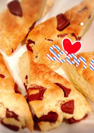 スタバ風♡チョコスコーン-レシピのメイン写真
