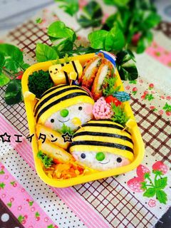 春☆ミツバチboyのキャラ弁-レシピのメイン写真