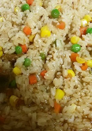 牛すじカレー煮込みの混ぜご飯-レシピのメイン写真