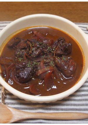 鶏肉の赤ワイン煮-レシピのメイン写真