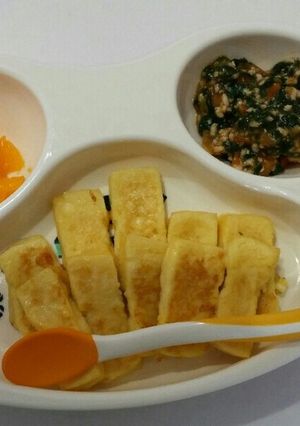 離乳食後期✴フレンチトースト-レシピのメイン写真