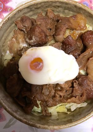 牛すじ丼-レシピのメイン写真