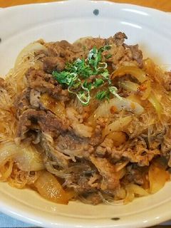 いい香り!牛肉の春雨炒め-レシピのメイン写真