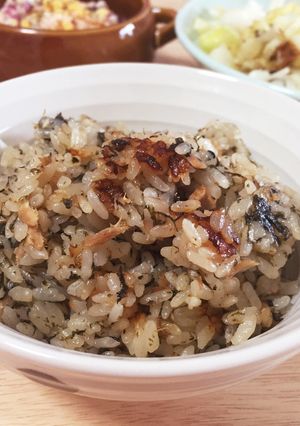 磯香る♡海苔とツナの炊き込みご飯-レシピのメイン写真