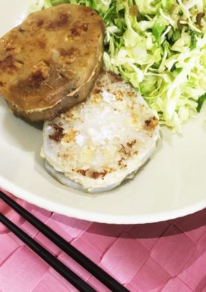 しゃき美味♪れんこんはさみ焼き-レシピのメイン写真