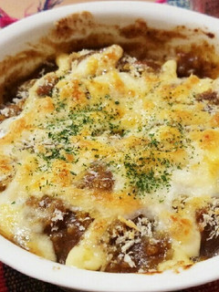 リメイク☆残ったカレーで簡単ドリア♪-レシピのメイン写真