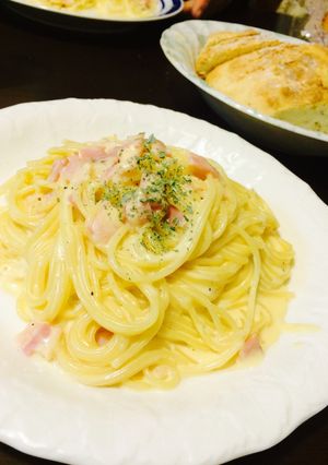 あるもので♪ウチのカルボナーラ-レシピのメイン写真