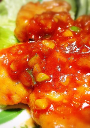 ボリュームたっぷり♪ジューシー鶏チリ♪-レシピのメイン写真