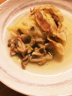 白菜と薄切り豚バラの酒煮-レシピのメイン写真