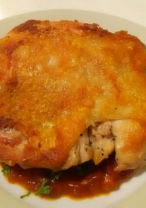 皮パリパリ 身ジューシー　鶏モモ肉焼き方-レシピのメイン写真