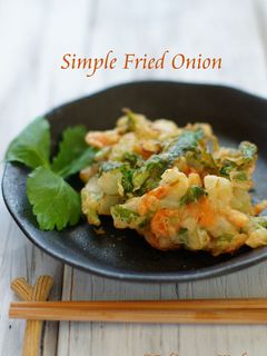 簡単おいしい☆☆たまねぎのかき揚げ-レシピのメイン写真