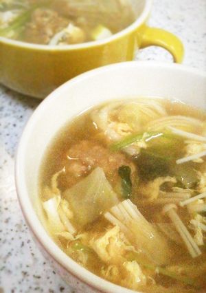 ぱぱっと！中華スープ-レシピのメイン写真