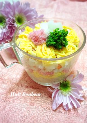 ひな祭り〜カップちらし寿司〜-レシピのメイン写真