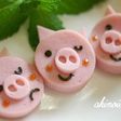 三匹の子豚(キャラ弁おかず)