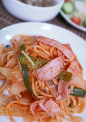 昔なつかしい♪「昭和の給食ナポリタン」-レシピのメイン写真