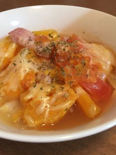 さつまいもとトマトのチーズスープ-レシピのメイン写真
