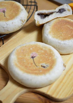 あんこの平焼きパン２種-レシピのメイン写真
