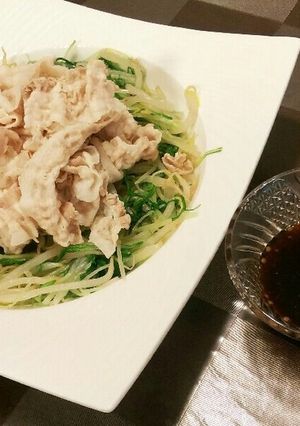 豚冷しゃぶのうまうまダレ( *´艸)★-レシピのメイン写真