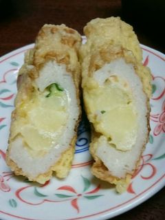 竹輪のポテサラ詰め-レシピのメイン写真