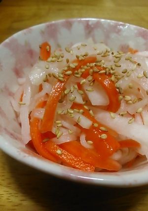 紅白なます柚子胡椒-レシピのメイン写真