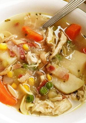 チキンベーコンスープ-レシピのメイン写真