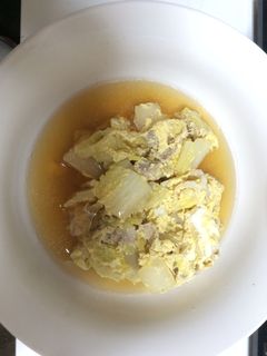 白菜の卵とじ-レシピのメイン写真
