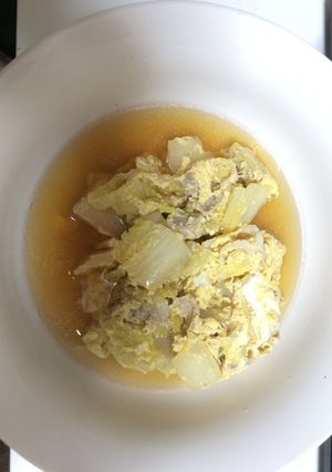 白菜の卵とじ-レシピのメイン写真