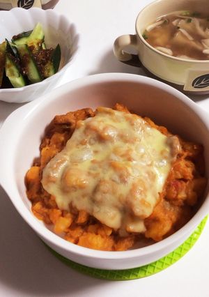 ポテトグラタン〜トマト煮リメイク〜-レシピのメイン写真