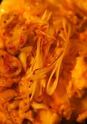 親子丼のパスタ-レシピのメイン写真