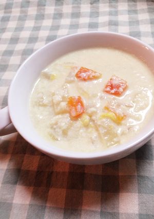 豆乳と酒粕のスープ-レシピのメイン写真